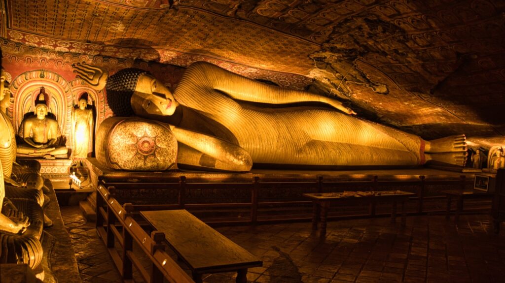 Inside the Dambulla Cave