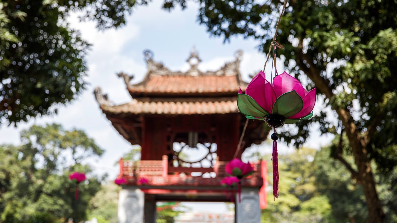 Temple of Literature in Hanoi, Vietnam